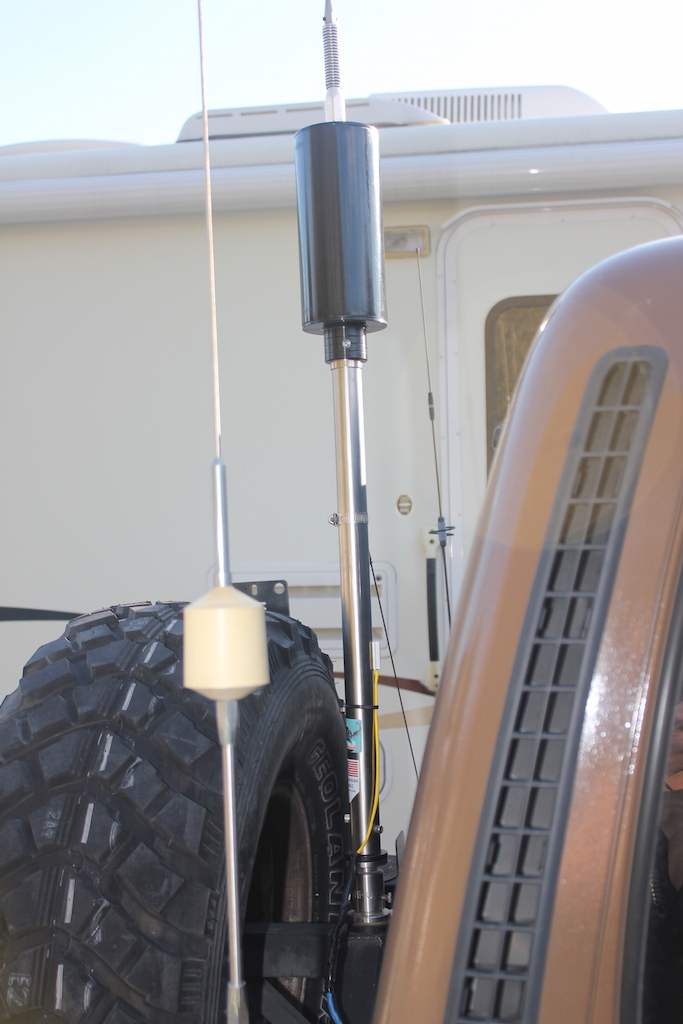 New HiQ 4/80 Antenna for my Jeep WorldwideDX Radio Forum
