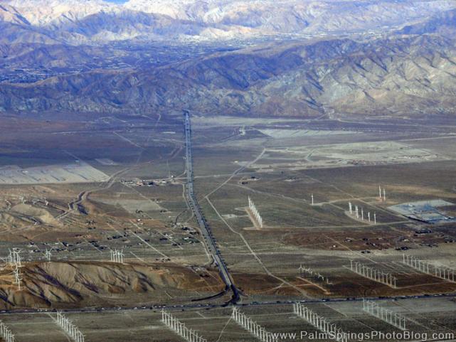 Coachella Valley Windfarms Aerial