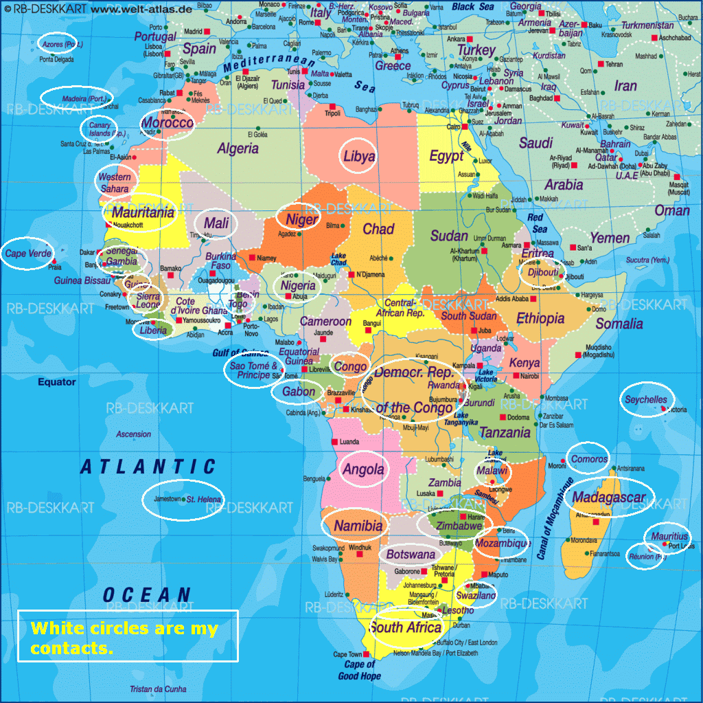 Map of Africa contacts..gif