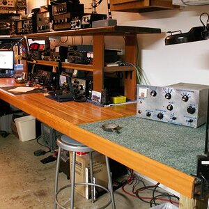 Pic from end of main table and smaller work bench/2012