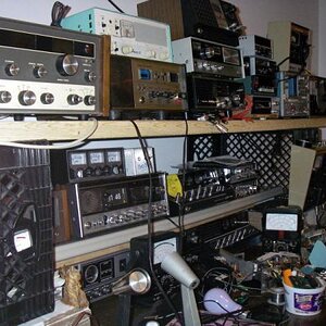 Some more of my vintage gear, still needs to be set up, but need to make some decent Bench area..