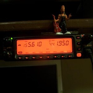 Yaesu Dual Band FT 8100 mounted remotely.