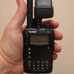 Radio with GPS attached