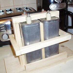 6uf 10,000 volt capacitor bank in nice home made bracket to mount in suburban for the 3cx3000a7 amplifier