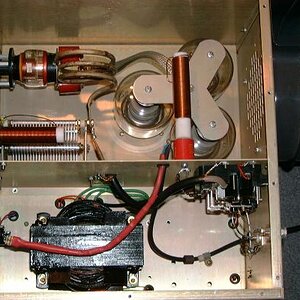 DaveMade 3 tube 3-500Z  Mobile Amp Interior