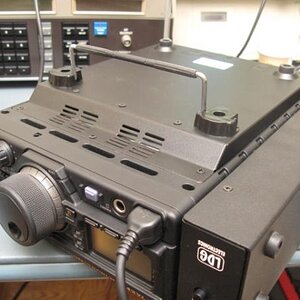 Optional power supply installed.