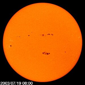 THE SUN LOOKED LIKE THIS THE DAY I WON CQWW VHF CONTEST SINGLE OPERATOR LOW POWER , 1st PLACE INDIANA 2003