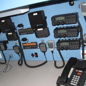 Second radio bank inside Orange County RACES van