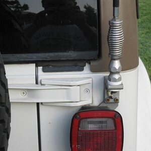 Custom Mount with Firestik CB antenna