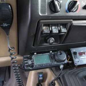 Icom 706MKIIG head and Ameritron antenna controller