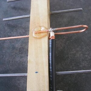 Driven element of 1.2 Ghz antenna