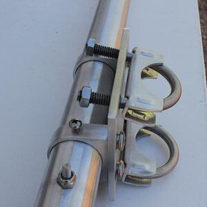 Stainless steel mast U bolt mount