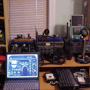 IC-730 HF all band transceiver and a IC-251A/E 144MHz all mode transceiver