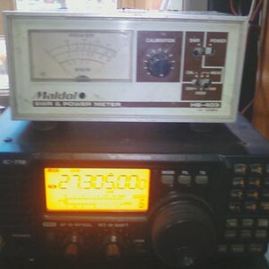 Radio Icom IC-710 and SWR MAldol for Matching Antenna