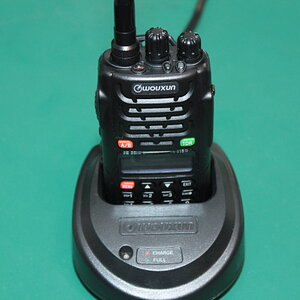 Wouxun in the charger