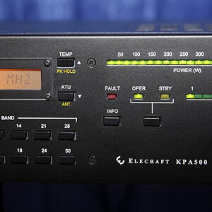 ELECRAFT KPA500 close-up
