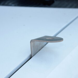 Custom mount in the hood channel