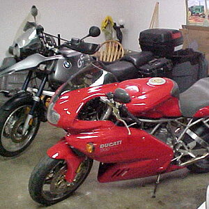 My Ducati & BMW.