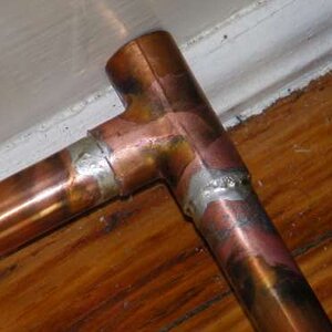 Tee Section Soldered