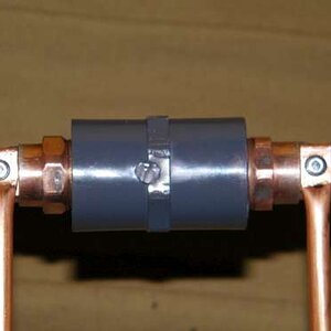 Soft Copper Tubing After Riveting