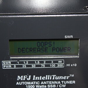 Too much power during tuning