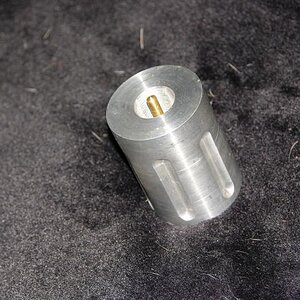 pl259 to 3/8-24 adapter bottom side