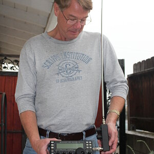 Standing with Wonder Wand attached