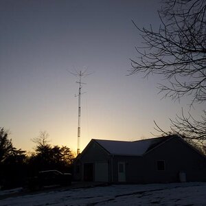 WV4L QTH in the Sun set.