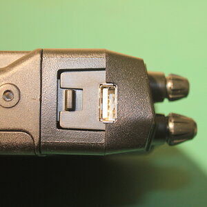 USB port and face detach latch