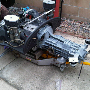 This is a 2.0L Type-4 engine that we temporarily installed in one of my 914s until my new 'Raby 2056' was ready. My friend, Thomas, did most of the in