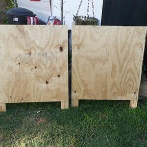 Two target backers so far (30" x 34") for Cuddeback 2013