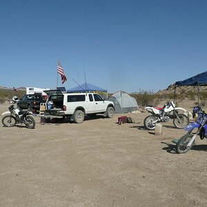 Cuddeback 2013:
Camping amenities. Next year, bringing a fuckin' porta-potty!