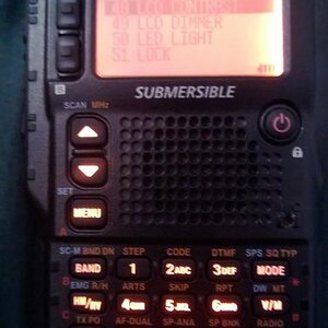 Showing the easy-to-understand menu system on the VX-8DR