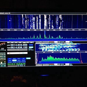 FT990 Panadapter Display
