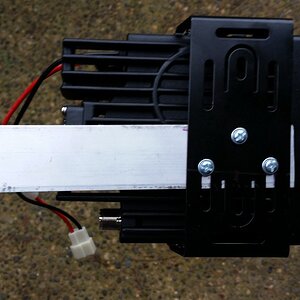 Bracket & Mount attached to radio