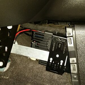 Under Dash mount.