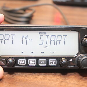 Icom IC-2730 Crossband repeat start