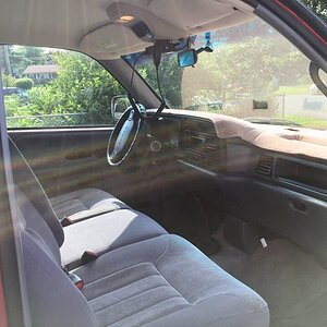 Passenger side interior