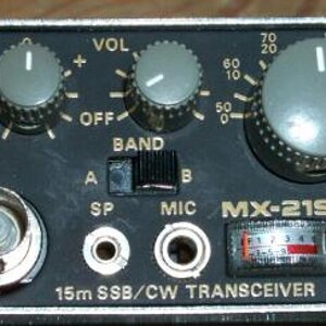 MX-215 Hand held 15 meter transceiver