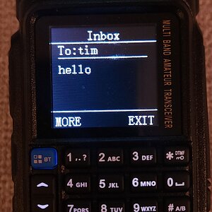 TD-H3 Plus SMS Inbox