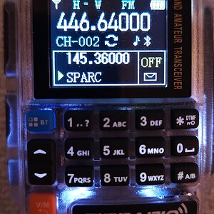 TD-H3 Plus main screen