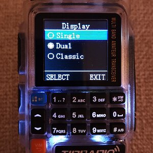 TD-H3 Plus Screen options