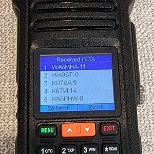 Retevis HA2 APRS Station List