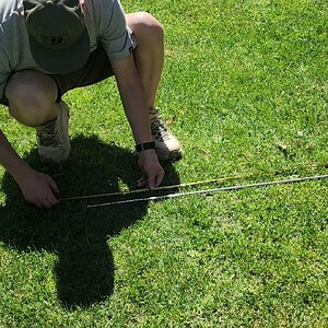 hf-101 whip measurement