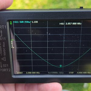 Radioddity HF-010 80 meters after adjustment