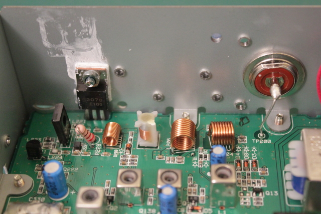 2078 Final PA transistor and filter section