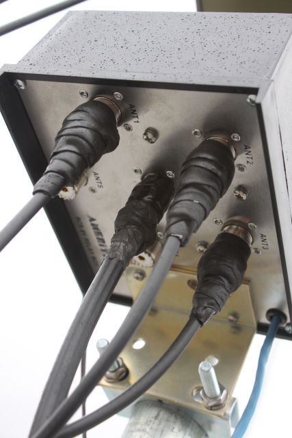 3 2 meter coax hooked up to switch