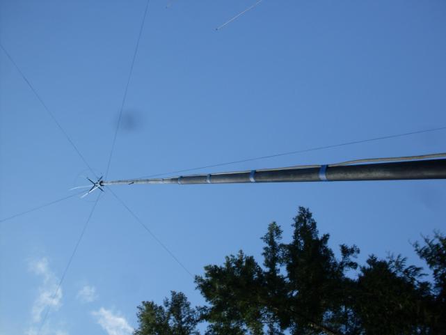 40 Foot Antenna Pole Pin Hinged At Base Tilt 008
