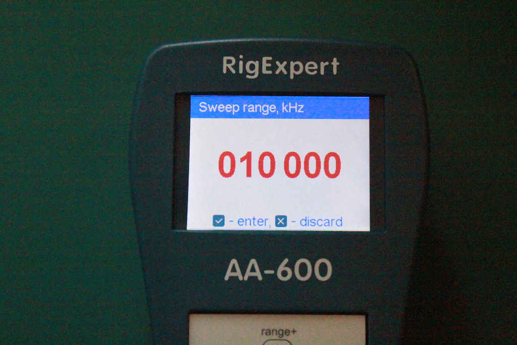 aa-600 sweep range