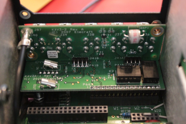 Add the KXV3A-Install the board after attaching the coax